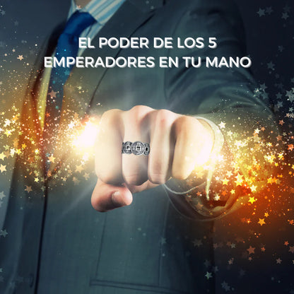 ANILLO LEGENDARIO DE LOS 5 EMPERADORES